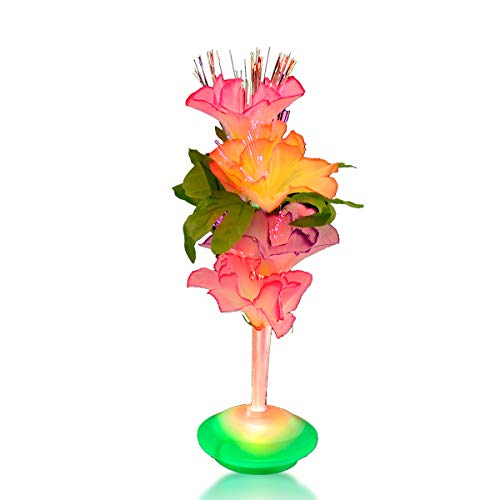 Fiber Optic LED Flower Centerpieces (Set of 12) Light Up Centerpieces for Tables Fiber Optic LED Flower Centerpieces (Set of 12) Light Up Centerpieces for Tables